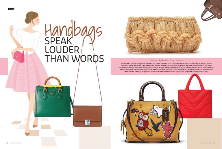Handbags speak louder than Words