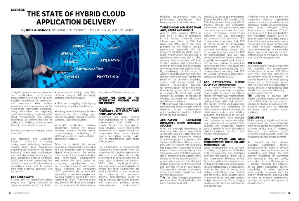 The State of Hybrid Cloud Application Delivery - Global Trend Monitor