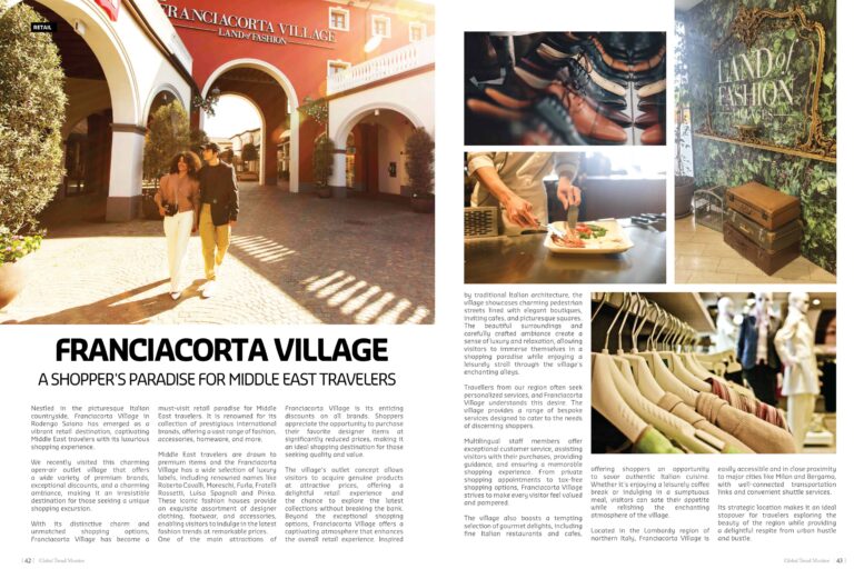 Franciacorta Village: A Shopper’s Paradise for Middle East Travelers