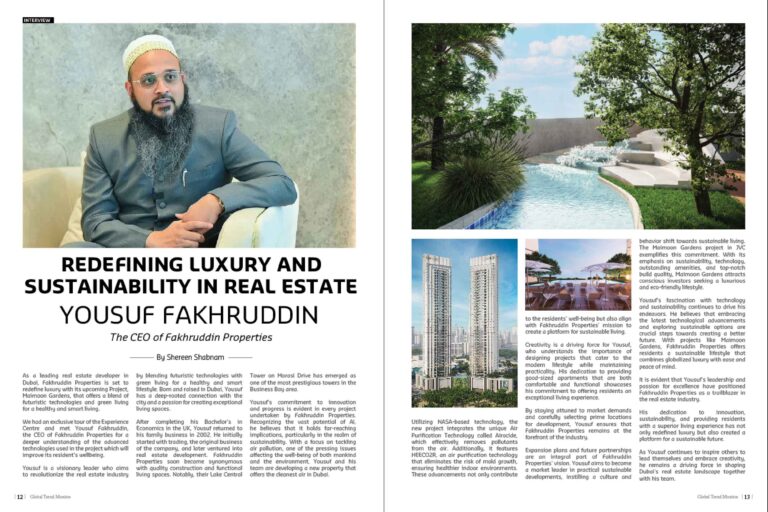 Redefining Luxury and Sustainability in Real Estate