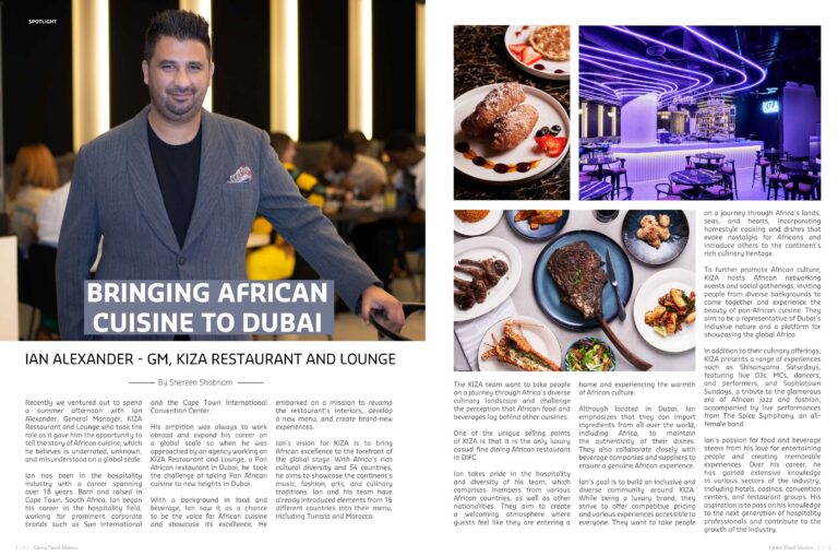 Bringing African cuisine to Dubai