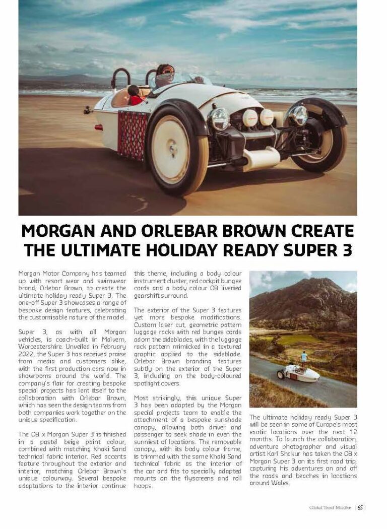 Morgan and Orlebar Brown create the ultimate holiday ready Super 3