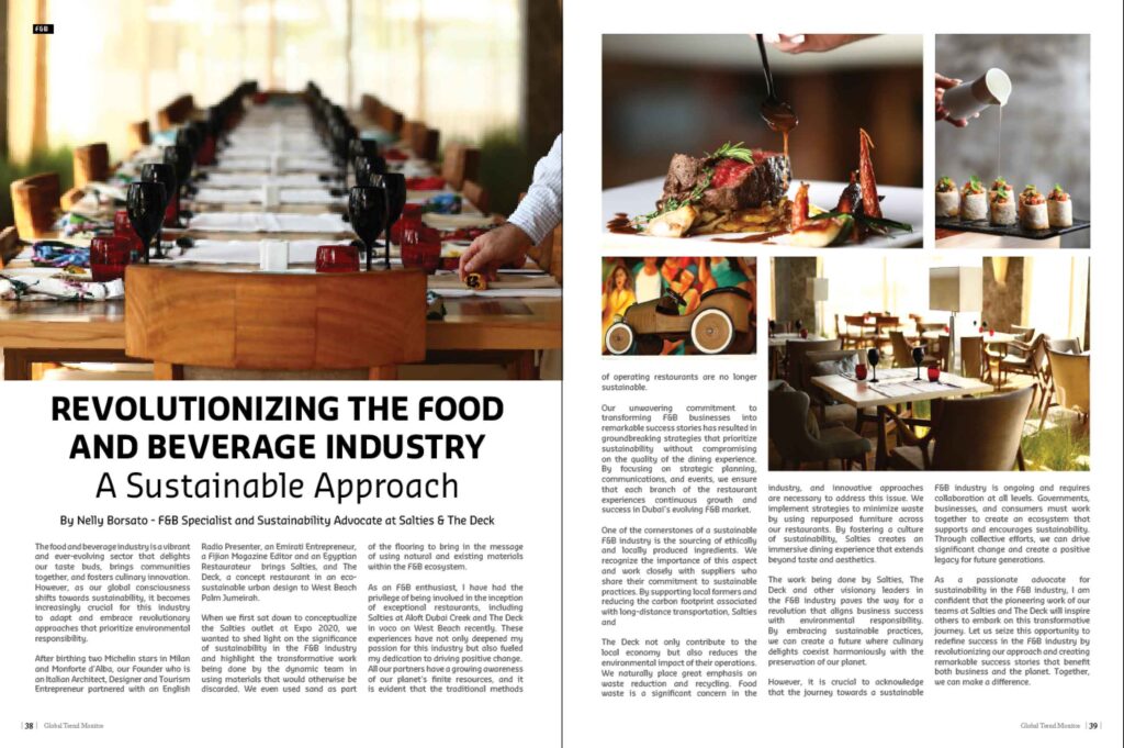 Revolutionizing the Food and Beverage Industry: A Sustainable Approach ...