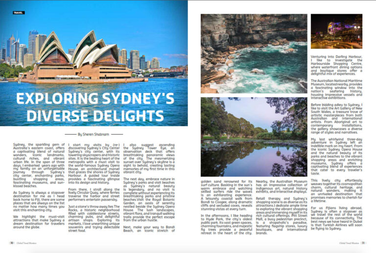Exploring Sydney’s Diverse Delights