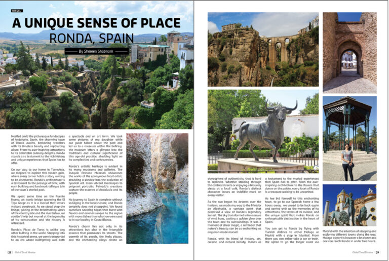 A Unique Sense of Place: Ronda, Spain