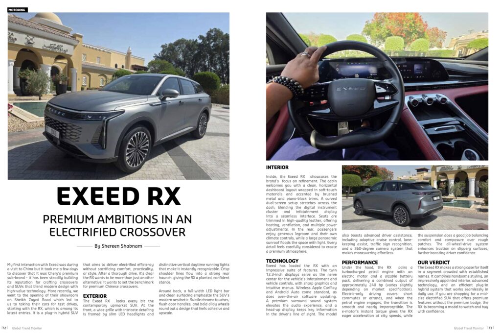 Exeed Rx24 Exeed RX: Premium Ambitions in an Electrified Crossover