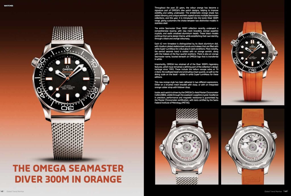 The OMEGA Seamaster Diver 300M in Orange - Global Trend Monitor