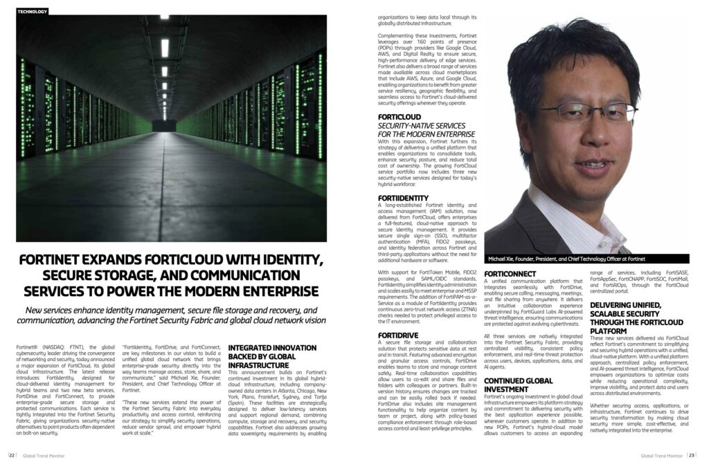 Fortinet Expands FortiCloud with Identity, Secure Storage, and ...