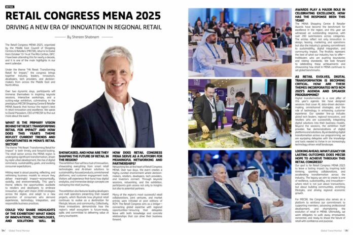 Retail Congress MENA 2025 - Driving a New Era of Innovation in Regional Retail