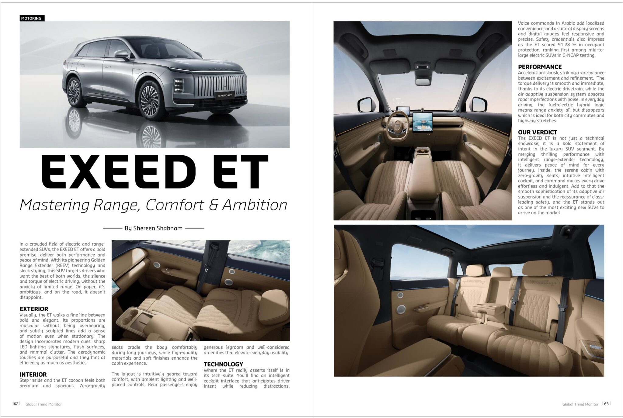 EXEED ET: Mastering Range, Comfort & Ambition | Global Trend Monitor